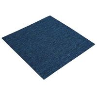 azulejo de alfombra azul 50 x 50 cm 20 uds pp y betun vidaxl