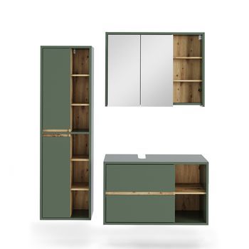 Conjunto De Muebles De Cuarto De Baño Viola 3 Partes Vicco