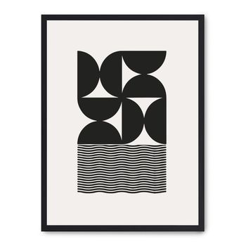 Cuadro Bauhaus Black Forms Iii