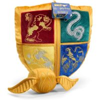 set 2 cojines snitch dorada y escudo hogwarts harry potter