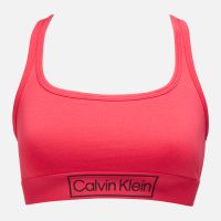 calvin klein reimagined heritage unlined cotton-blend bralette - s