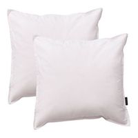 2 cojines de 45x45cm 100algodon en color gris claro scalpers home