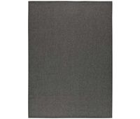 alfombra lisa lavable en antracita espiga 80x150 cm - atticgo
