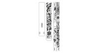 dyedbro frame fluor frame pelicula protectora negro