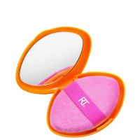 real techniques miracle 2-in-1 powder puff  travel case