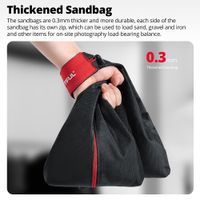 ambitful bolsa de arena resistente de doble seccion bolsas de arena para fotografia soporte de fondo estudio fotografico brazo de pluma voladizo y tripode
