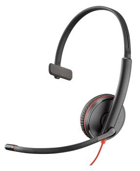 POLY Blackwire 3215 Auriculares Alámbrico Diadema Llamadas/Música USB Tipo C Negro