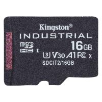 tarjeta microsd kingston industrial 16gb microsdhc clase 10 uhs-i u3 v30 pslc -40c a 85c