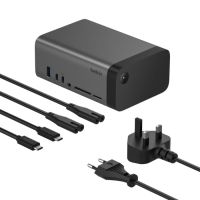 dock usb-c belkin connect 11 puertos hdmi dual 8k4k 120hz sd microsd rj-45 96w gris