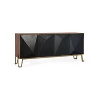 aparador con cuatro puertas fabricado en madera de mango 180 cm