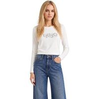 liu jo camiseta manga larga basic t-shirt tf6248 js003 para mujer