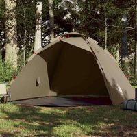 tienda de pesca - refugio de exterior - poliester - marron 260x246x180cm