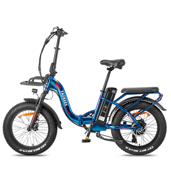 Bicicleta Eléctrica Urbana Plegable Fafrees F20 Max, Cuadro Bajo, 48 V 30 Ah (celdas Samsung), Azul Aurora