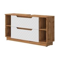mueble bajo lavabo lotta 1192 x 625 cm con 2 cajones vicco
