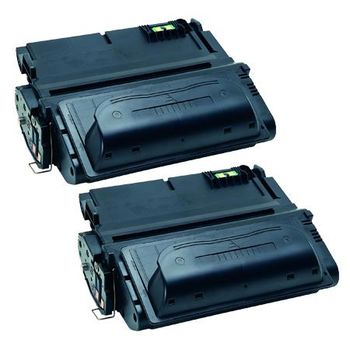 Compatible Multipack HP LaserJet 4200tn Printer Toner Cartridges (2 Pack) -Q1338XX