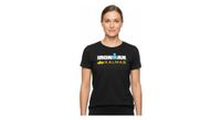 camiseta negra de manga corta kalmar ironman para mujer