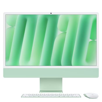 24-inch iMac with Retina 4.5K display: Apple M4 chip with 10-core CPU and 10-core GPU 16GB 512GB SSD - Silver
