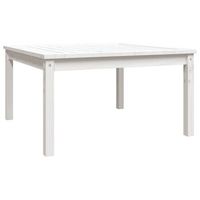 mesa de jardin  mesa de exterior madera maciza pino blanco 825x825x45 cm
