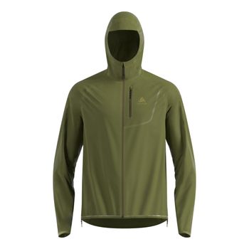 Odlo Zeroweight Dual Dry PK Waterproof Chaqueta para correr Hombres-verde