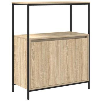 Mueble De Baño | Armario De Baño Con Estantes Roble Sonoma 76,5x35x95 Cm