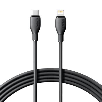 Baseus Ultra-speed Serie PD27W Cable Tipo C a iP Carga Rápida Transmisión de Datos Núcleo de Cobre Estañado 1M/2M Largo