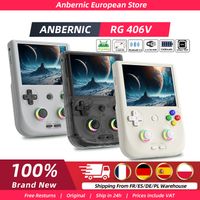 anbernic-consola de juegos portatil rg406v pantalla multitactil ips de 4 pulgadas consola de juegos retro reproductor de videojuegos portatil de bolsillo regalo