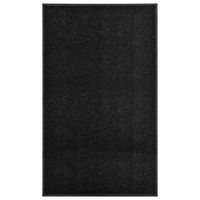 felpudo lavable negro 90x150 cm vidaxl