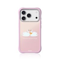 youngkit funda para iphone 17 pro max  carcasa magnetica ch4 swan kiss swan serenade diseno ilustrado y ajuste preciso