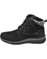 de lumel - botin con cordones elasticos ligeros comodos plant black 4028-malha