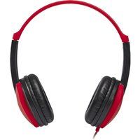 kidz gv-590-rb kids headphones - red  black red