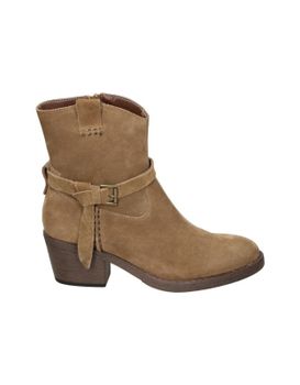 Botines Con Tacón Eva Paris 27977 En Camel Para Mujer 39