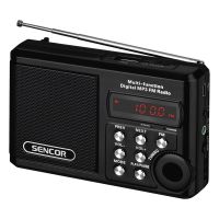 radio sencor srd 215 b analogica fm negro 2 w