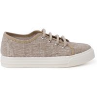 pisamonas zapatillas zapatillas lino con cordones para nina