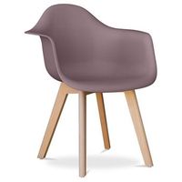 silla de comedor con reposabrazos - estilo escandinavo - dominic topo