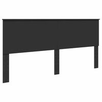 cabeceropanel de cabecero con cabecera roble negro 200 cm madera contrachapada