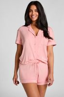 hunkemoller pantalon corto de jersey essential rosa