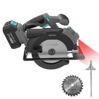 sierra circular a bateria directprecission 8000 vision 21 v disco de 165 mm motor brushless cecotec