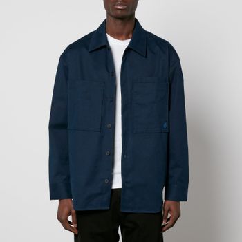 Maison Kitsuné Tonal Fox Head Patch Cotton-Gabardine Overshirt - M