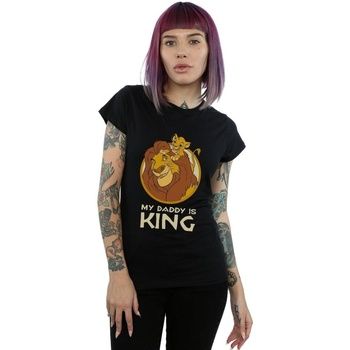 Disney Camiseta The Lion King My Daddy Is King para mujer