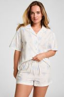 hunkemoller shorts tejidos blanco