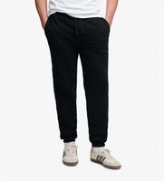 superdry para hombre m7011531a pantalon jogger essential company logo negro m casual algodon