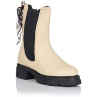 janross botines bota en piel chelsea para mujer