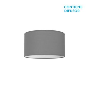 Plafon Nicole en color Gris 2xe27 (14x30d)