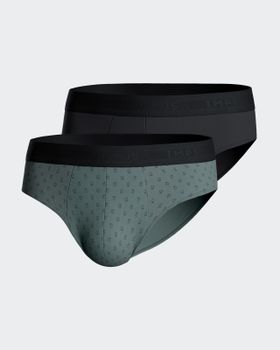 Pack de 2 slips de punto de hombre en algodón