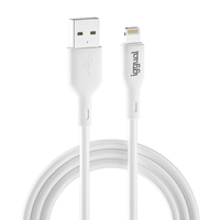 iggual cable usb-alightning 100 cm blanco