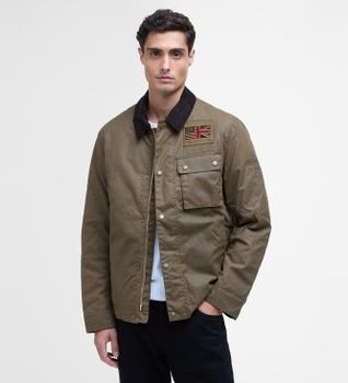 Barbour para hombre. MWX1853 Chaqueta Workers Wax marrón (XXL), Beige, Casual, Algodón