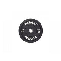 parachoques olimpico 10 kg negro hms bbr10