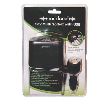 Rockland 12V Multi Socket With USB