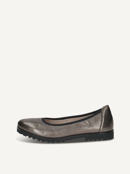 CAPRICE Ballerina, metallic, made of Leather, Size 36
