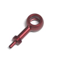 tornillo banjo racor 10mm allegri recto largo alu rojo